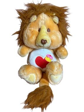 Vintage Kenner 1984 Care Bears Cousins 13” Brave Heart Lion